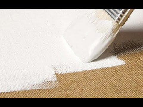 Видео: секрет изготовления простого, дешевого и качественного грунта для картин.