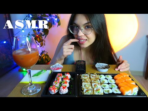 Видео: АСМР🥰ASMR/ Новогодний ИТИНГ роллов, гадание на 2024 год ТАРО/ Eating sounds