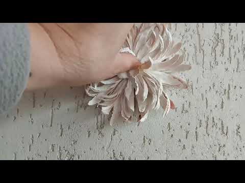 Видео: МК Кашпо,абажур и цветы из гипса.