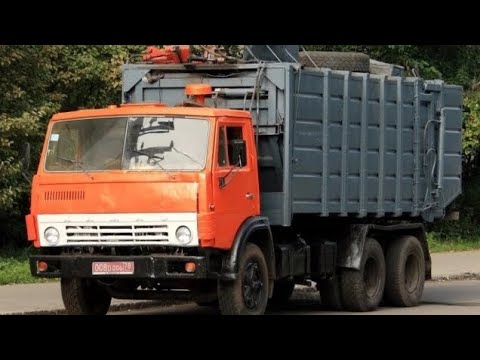 Видео: Вовим мусор на камазе 
