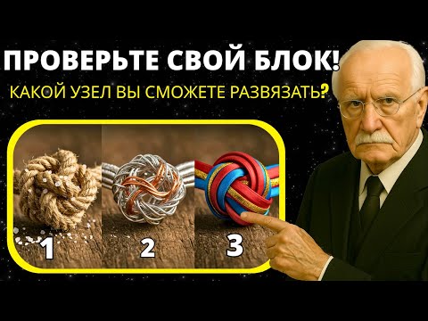 Видео: Какой узел вы бы развязали первым? Раскрывает ваш самый большой внутренний конфликт | Карл Юнг