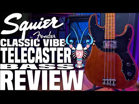 Видео: Обзор бас-гитары Squier Classic Vibe Telecaster — гитара с одним трюком без трюков — обзор LowEnd...