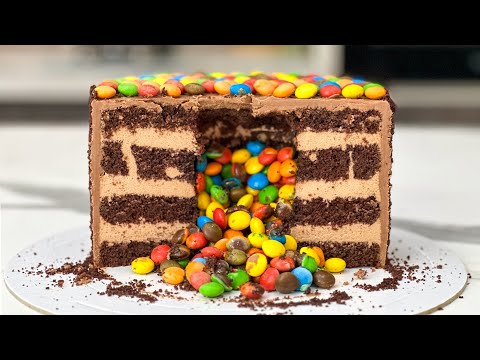 Видео: M&M’s-торт🍭 ЛУЧШИЙ🎂СЮРПРИЗ для ДЕТЕЙ 🎉  Я-ТОРТодел❤️