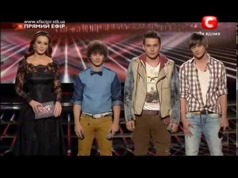 Видео: Х-фактор 3 .Пятый прямой эфир.Группа D-Версия