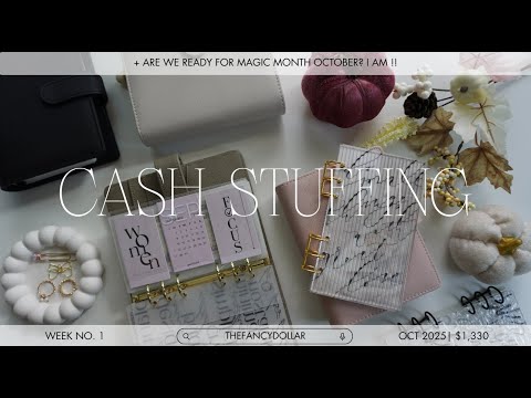 Видео: НАПОЛНЕНИЕ КОНВЕРТА ДЕНЕЖНЫМИ СРЕДСТВАМИ $1330 | октябрьский чек №1 ♡