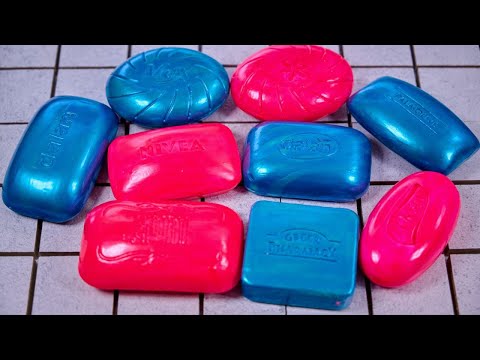 Видео: ASMR Soap/ cutting dry painted soap/ резка сухого крашенного мыла @BossinAsmr