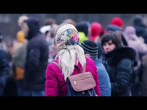 Видео: Флешмоб на Масленицу Москва