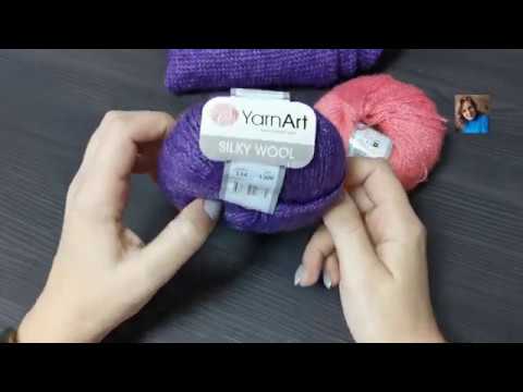 Видео: Пряжа YarnArt silky wool (ярнарт силки вул) Обзор-Отзыв.