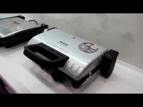 Видео: Сравнение электрогрилей Tefal Panini Grill и GC 205012