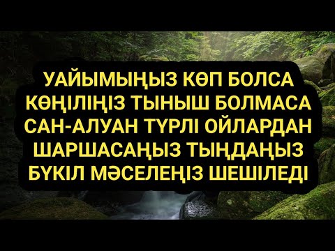 Видео: Ойыңызды мазалаған бүкіл мәселеңіз оңынан шешіледі
