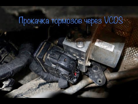 Видео: Прокачка тормозов на passat B6 через VCDS