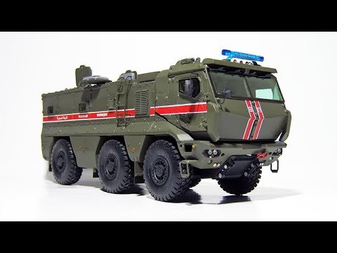 Видео: Сборка модели - Бронеавтомобиль Тайфун-К КАМАЗ-63968 (riddik)