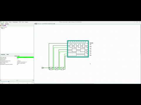 Видео: Построение временных диаграмм схемы в logisim evolution