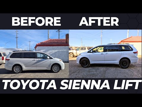 Видео: Установка лифт-комплекта Toyota Sienna 3.5' AWD 2012 года | Journey's Off Road | Поднятый минивэн |