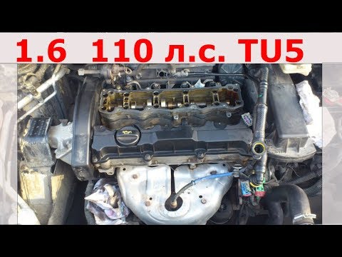 Видео: Замена прокладки клапанной крышки на Ситроен, Пежо TU5 и EC5