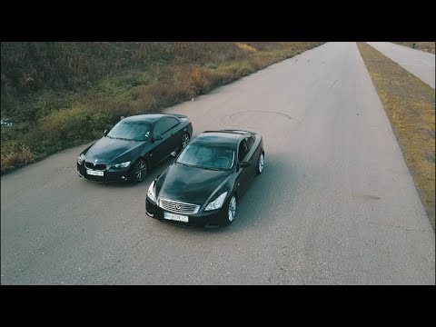 Видео: Infiniti (G37)  vs  BMW (335i) !!!  (Баварцы атакуют) !!!