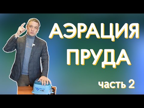 Видео: Рассматриваем разные варианты аэрации пруда. Японский аэратор