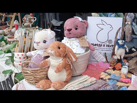 Видео: Итоги участия в ярмарке "Город Мастеров" на фестивале "Мир Сибири"/вяжу топы/носки градиент