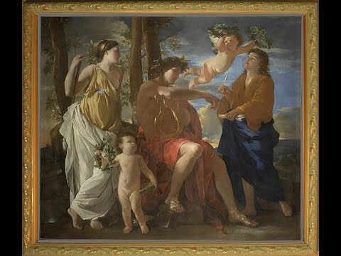 Видео: Николя Пуссен - Аполлоново Вдохновение поэта  {Nicolas Poussin - Apollonian Inspiration of the poet}