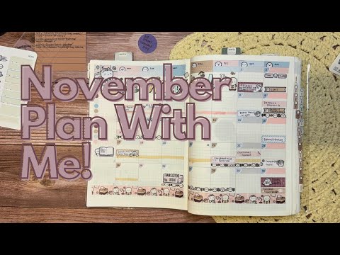 Видео: ПЛАНИРУЙТЕ НОЯБРЬ СО МНОЙ | Back At It