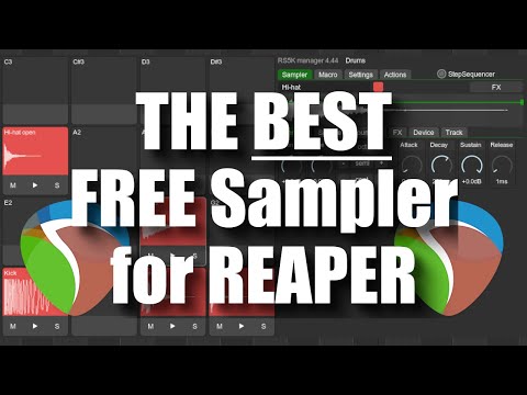 Видео: Обновлена ​​лучшая БЕСПЛАТНАЯ стойка для барабанов для REAPER! | Как установить и использовать RS...