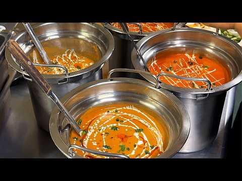 Видео: Невероятный японский карри-шведский стол с бесконечным количеством сырных лепешек наан!