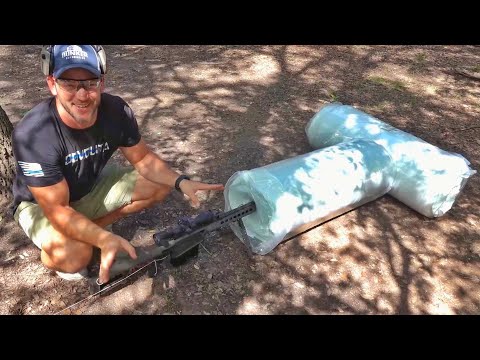 Видео: ГЛУШИТЕЛЬ из МАТРАСА для Barrett .50 BMG?! | Разрушительное ранчо
