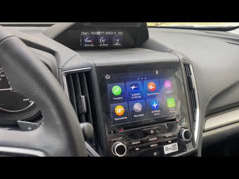 Видео: Subaru Forester SK смотрим все меню (БК, мультимедия, верхний экран.