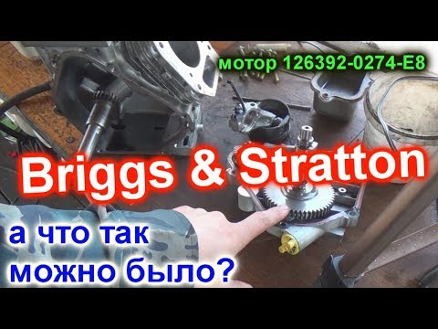 Видео: BRIGGS & STRATTON заклинил мотор, модель 126392-0274-E8