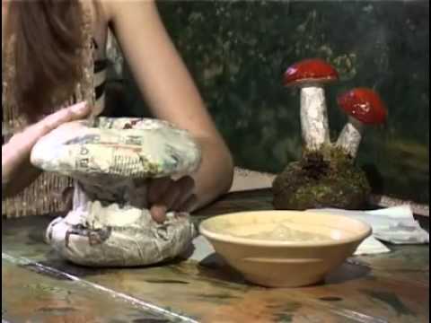 Видео: Папье-маше. Карандашница. Мастер - класс
