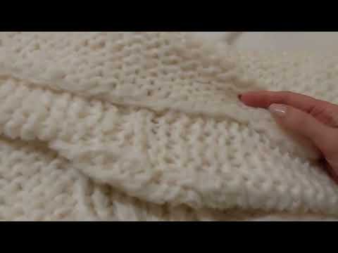 Видео: Белый кардиган) Готовые работы. Обзор кардигана)