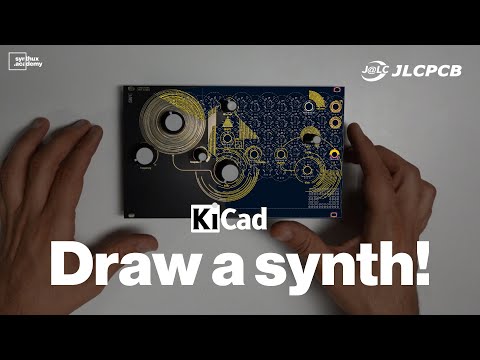Видео: Как разработать интерфейс синтезатора в KiCad // учебник #synthdiy