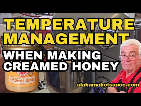 Видео: Приготовление кремового мёда: ограничение температуры, а не времени — #alabamahotsauce #creamedhoney