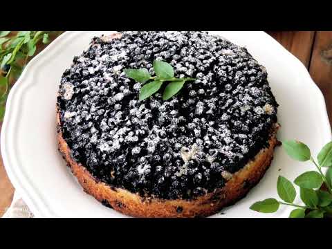 Видео: Воздушный Пирог с ЧЕРНИКОЙ!✨//Blueberry pie in the air!