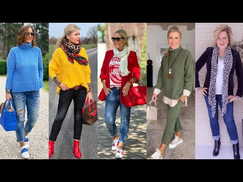 Видео: Актуальные идеи нарядов для женщин старше 60, 70, 80 лет / модные наряды 2025 года