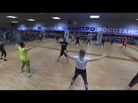Видео: Тай-бо боевая аэробика. Cardio Kick Boxing (интенсивная тренировка 23) | Рома