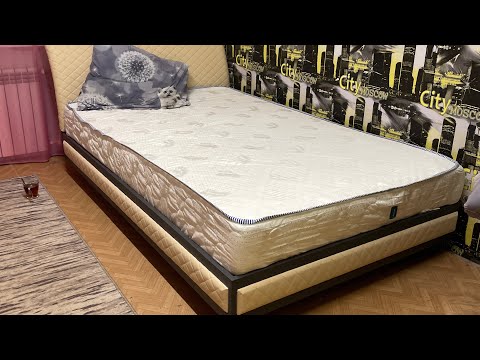 Видео: DIY без слов , делаю крепкую кровать из металла. Strong metal bed diy