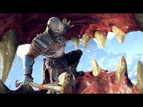 Видео: God Of War #10 | Пещерный червяк