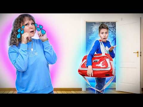 Видео: Серёжа УШЕЛ из ДОМА и теперь живет один 24 часа челлендж