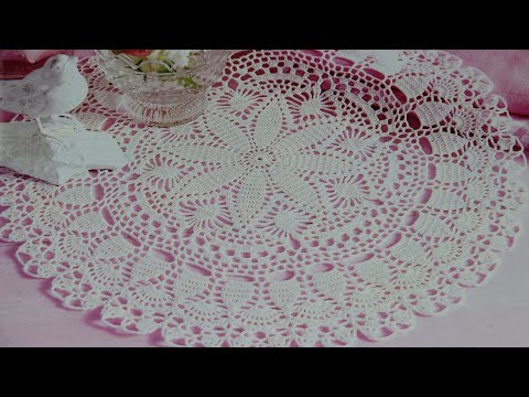 Видео: ЧУДО как ХОРОША! НЕВОЗМОЖНО отвести взгляд. САЛФЕТКА крючком. Вяжем ВМЕСТЕ. СХЕМА. 1 часть.