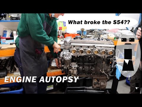 Видео: Почему он вышел из строя? РАЗБОРКА S54 | Вскрытие двигателя