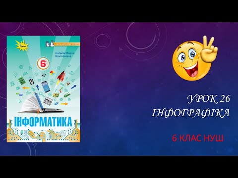 Видео: Урок № 26 Інфографіка