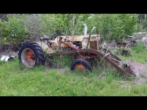 Видео: Спасенный трактор Case 300B 1959 года — заведется / поедет / поедет после того, как простоял на у...