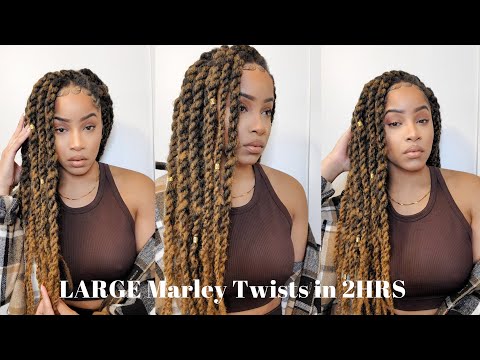 Видео: Метод вязания крючком: Марли Твистс в 2 ч (без резинок) | Быстрый и простой защитный стиль | Shar...