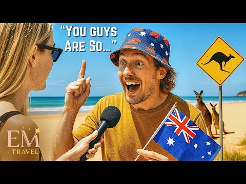Видео: Спросить австралийцев, что они на самом деле думают об американцах