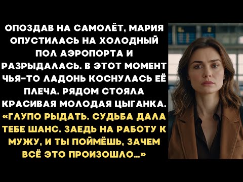 Видео: Опоздав на самолёт, Мария опустилась пол аэропорта и разрыдалась. И чья-то ладонь коснулась её плеча