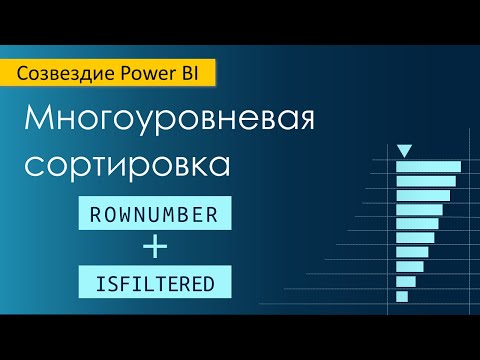 Видео: Многоуровневая сортировка виджета Матрица с помощью ROWNUMBER и ISFILTERED (DAX)
