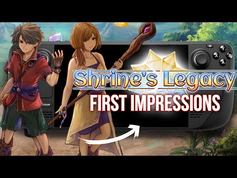 Видео: Shrine's Legacy — потрясающая JRPG в стиле ретро! Первые впечатления — Steam Deck