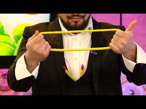 Видео: ☀️С добрым утром, малыши! Фокусник Вадим Крикоров в гостях у Хрюши и Антона.