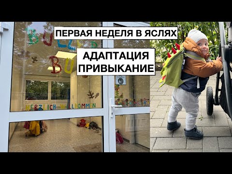 Видео: АДаПТАЦИЯ МАЛЫША ДО ГОДА В ЯСЛЯХ В ГЕРМАНИИ // ПЕРВАЯ НЕДЕЛЯ // ВЛОГ